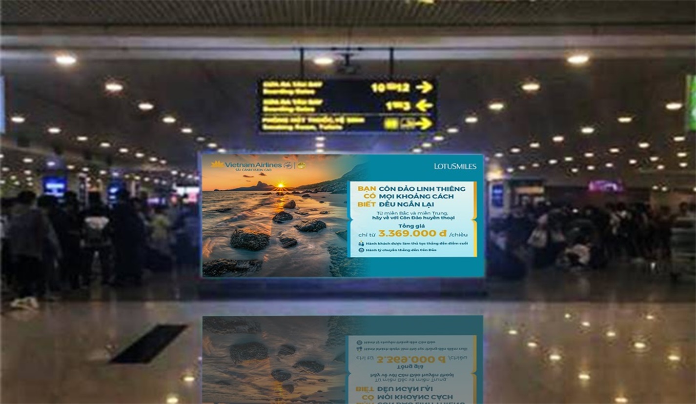 Quảng cáo Lightbox sân bay Nội Bài