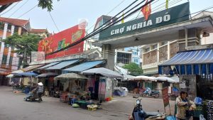 Pano chợ tại Nghĩa Đô
